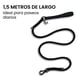thumbnail image 2 of Correa De Paseo Petlounge Easy Glam Mascotas Perros 1.5m negro, 2 of 5