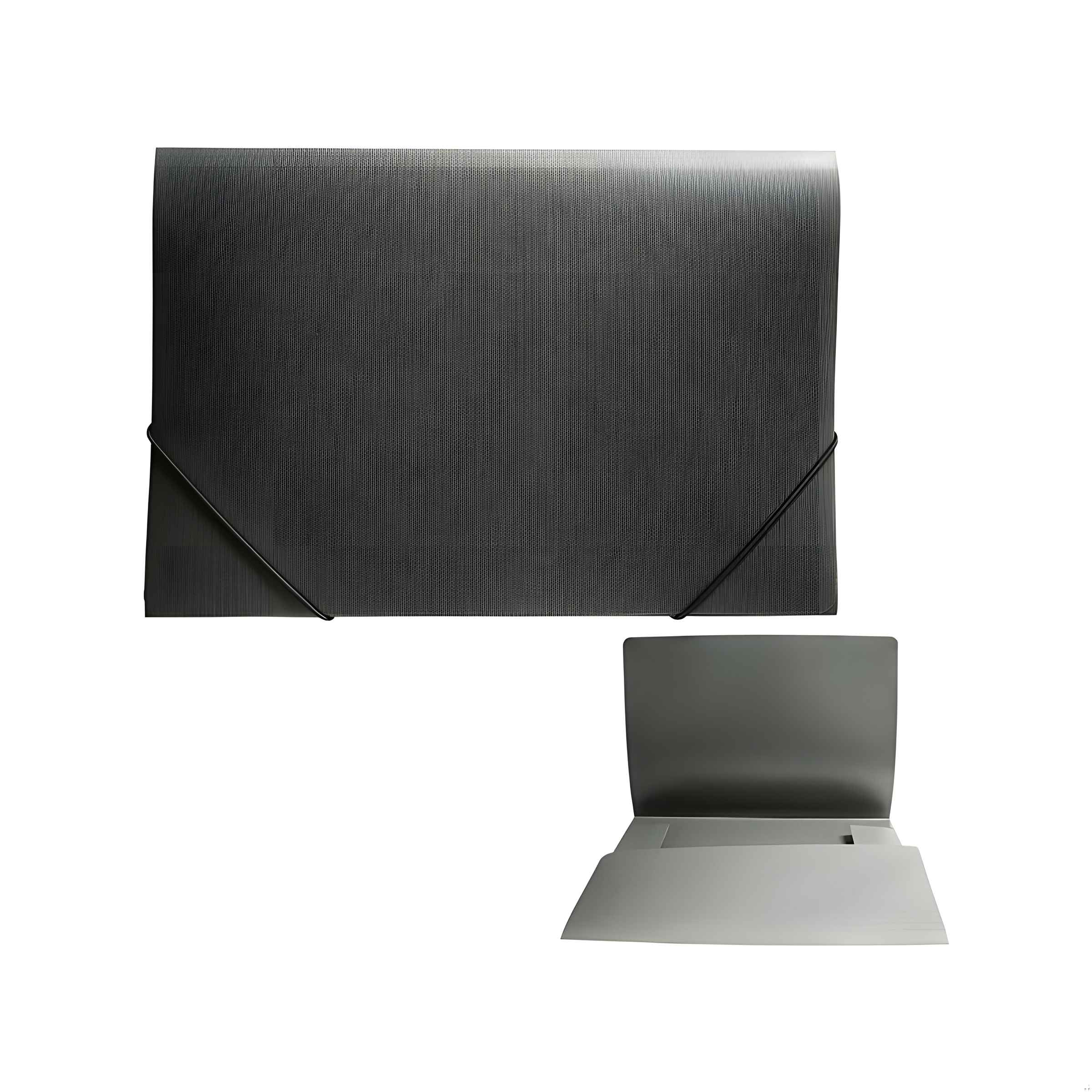 Datazone - Carpeta Cartera Con Elástico Negro