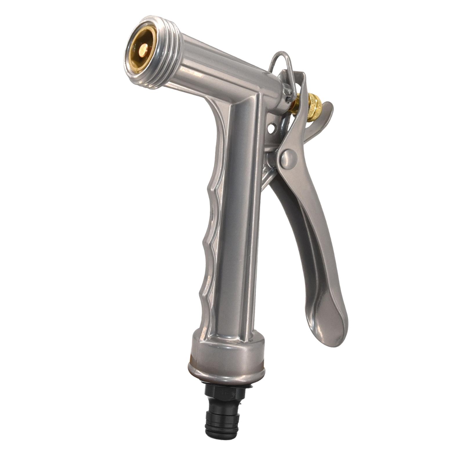 Magideal - Boquilla De Manguera De Jardín, Rociador De Manguera De Aleación De Zinc, Rociador De Riego Manual, Rociador De Control Trasero Para Piso, Césped, Aut Diseño De América Del Sur