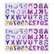 thumbnail image 1 of X2 Molde De Silicona Letras Moldes Silicona Resina 36cavid Blanco, 1 of 10