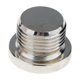 thumbnail image 2 of tapón de tapón de perno hexagonal de níquel galvanizado para sensor de oxígeno o2 rosca m18x1.5, 2 of 4