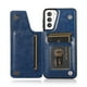 thumbnail image 1 of PU Leather Card Holder Wallet Case For Samsung Galaxy S23 S22 S21 S20 Note 20 Ultra Plus Kickstand Durable Shockproof Cover, 1 of 3