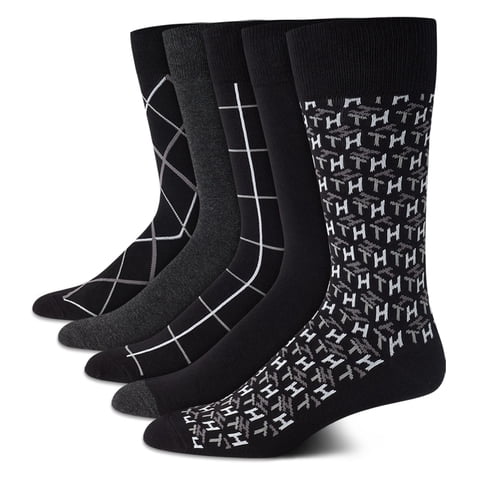 Calcetines De Vestir Tommy Hilfiger, 5 Unidades, Ligeros, Para Hombre