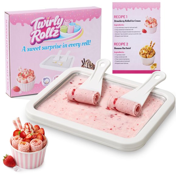 Kit para hacer helado enrollado Twirly Rollz de acero inoxidable