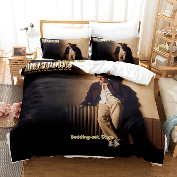 v815 Bed Sheets Hip Hop Niall Horan The Show Bedding Set Cartoon Anime three-piece set Adult Kid Bedroom Duvetcover Sets Personality 3-Piece Bedding Set (1 Duvet Cover + 2 Pillow Shams) Bed Sheets ju8