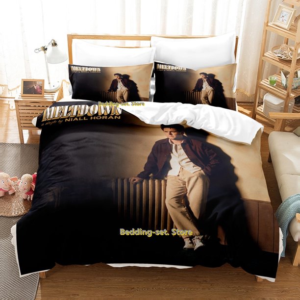 v815 Bed Sheets Hip Hop Niall Horan The Show Bedding Set Cartoon Anime three-piece set Adult Kid Bedroom Duvetcover Sets Personality 3-Piece Bedding Set (1 Duvet Cover + 2 Pillow Shams) Bed Sheets ju8