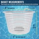 thumbnail image 3 of Cesta para skimmer de piscina con peso 20 x 13 x 13 cm, 3 of 6