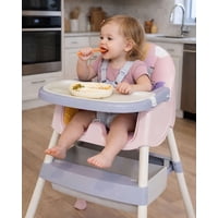 Imac Hogar - Silla De Comer Multifuncional Para Bebé 2 En 1 Rosa