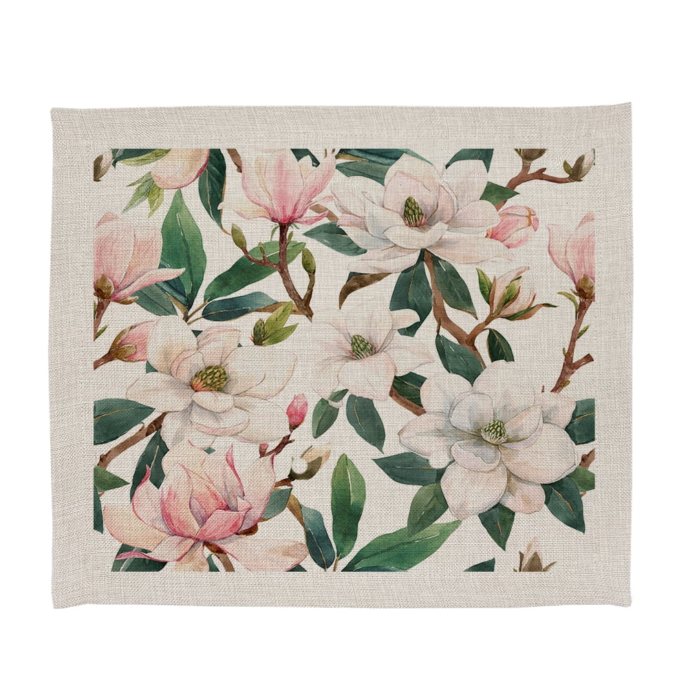 Tuyo Print - Set 4 Individuales Linet Natural Magnolia