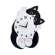 thumbnail image 1 of Reloj De Pared Con Diseño De Gato De Dibujos Animados, Moderno Y Bonito, Para Decoración Del Hogar, Para Comedor, Cafetería, Tienda, 30 Cm X 25 Cm, Sin Cola Oscilante., 1 of 5