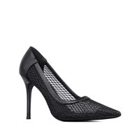 Zapato Taco Alto Elegante Malla Moda Mujer Weide Ghe36