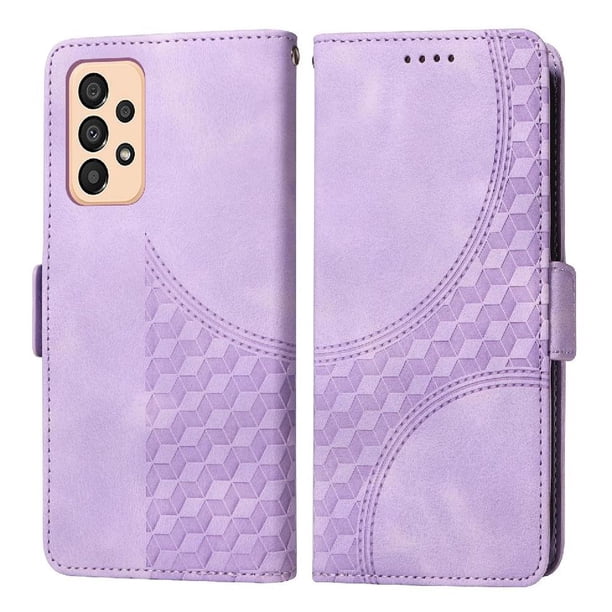 Carcasa FOXDOCK Samsung Galaxy A53 5G de cuero PU, diseño acolchado clásico, protección contra caídas y rayones