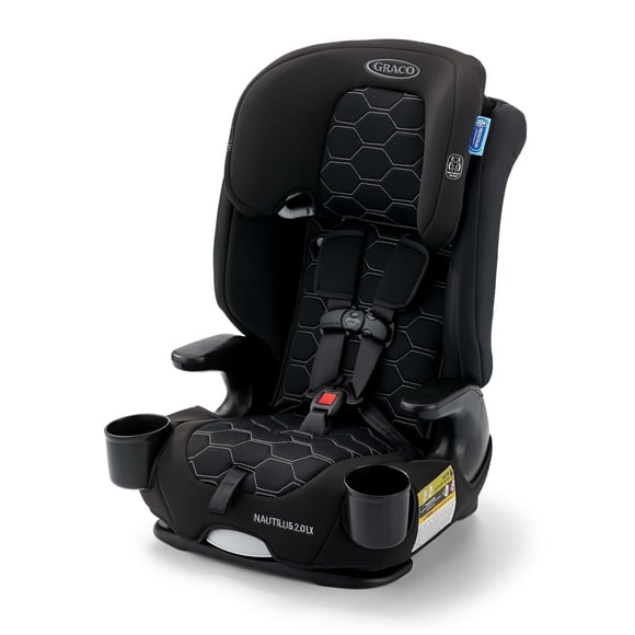 Asiento de coche Graco Nautilus 2.0 LX 3 en 1 con respaldo alto Booster Hex