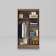 thumbnail image 4 of Clóset Caburgua 2 Puertas Corredera Walnut Marrón, 4 of 8