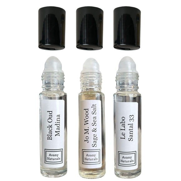 Set de muestras de perfume Avany Naturals para mujer, 10 ml x 3