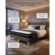 thumbnail image 2 of Cama Europea 2 Plazas Colchón Pillow Top Respaldo Lineal Gris Base dividida, 2 of 6