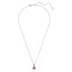 thumbnail image 2 of Colgante de cristal rosa con piedra natal de febrero de Swarovski, 2 of 6