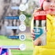 thumbnail image 5 of Un Lugar en el SolBotella de Agua con Tapa Pop Top de Un Toque, Acero Inoxidable, a Prueba de Fugas, para Deportes, Botella Infantil rosa 12 oz, 5 of 6