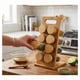 thumbnail image 4 of Especiero Torre Bambú 8 Frascos Soporte Vertical Organizador Cocina, 4 of 5