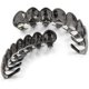 thumbnail image 2 of Grilletes bucales Hip Hop con acabado dorado de 18 quilates, 8 dientes superiores y 8 dientes inferiores, para hombres y mujeres, ajustables, de latón, sin piedras preciosas., 2 of 7