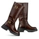 thumbnail image 5 of Botas Largas Mujer De Moda Tacon Grueso Vintage Weide CZY613, 5 of 8