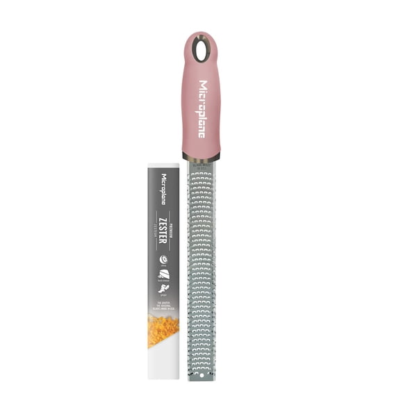 Rallador Para Cítricos Con Hoja Fina De Acero En Rosa Polvoriento