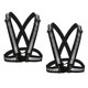 thumbnail image 3 of Chaleco Reflectante De Visibilidad De Seguridad Ajustable De 2 Piezas Negro, 3 of 5