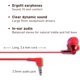 thumbnail image 2 of Auriculares Panasonic ErgoFit RP-HJE120-RA Rojo metalizado, 2 of 8