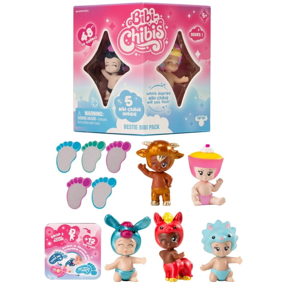 Figura de Juguete Moose Toys Bibi-Chibis Besties Pack 5 piezas