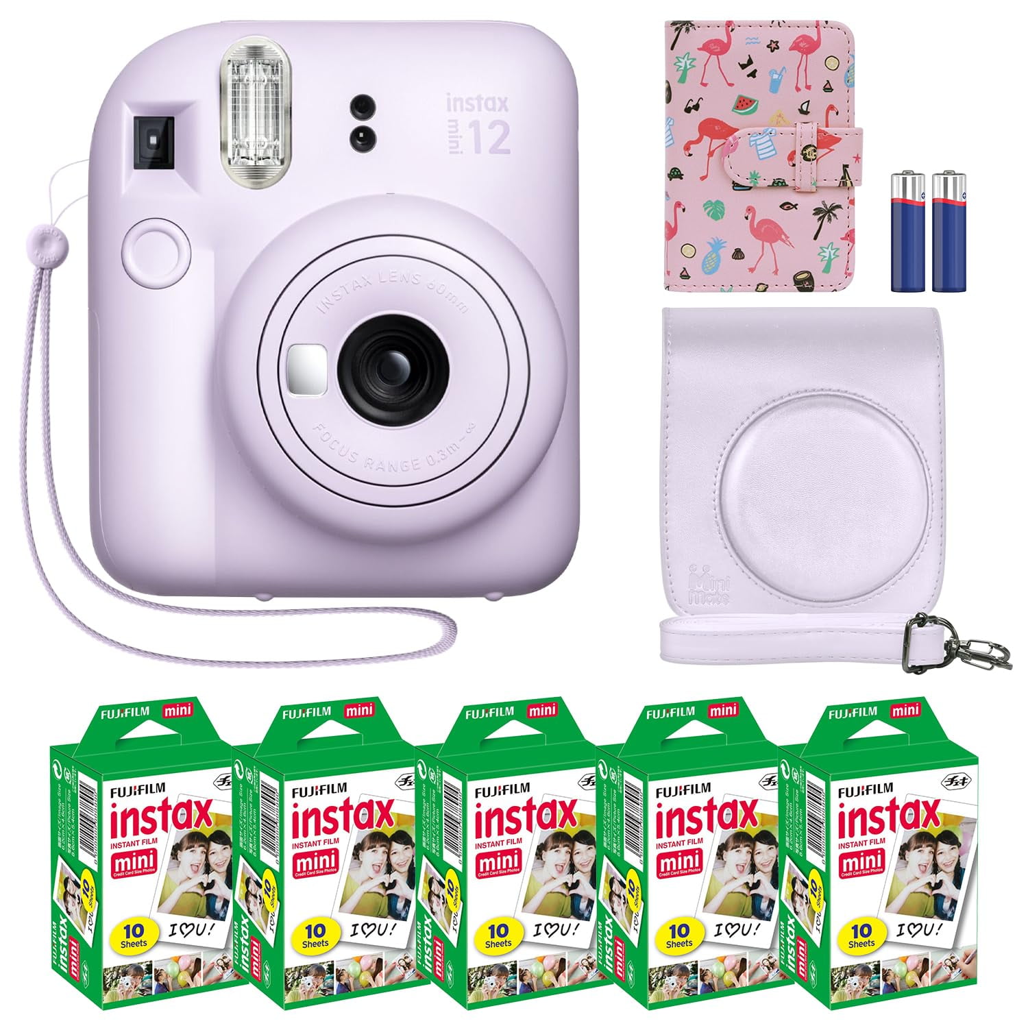 Fujifilm - Paquete De Accesorios Y Película Para Cámara Instax Mini 12 +