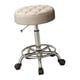 thumbnail image 5 of Taburete De Bar Con Ruedas Y Altura Regulable, Redondo, Color Beige, 5 of 5
