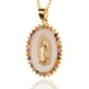 thumbnail image 1 of Gorgeous Women's Copper Virgin Mary Pendant Necklace - Perfect Holiday Gift for Believers!, 1 of 5