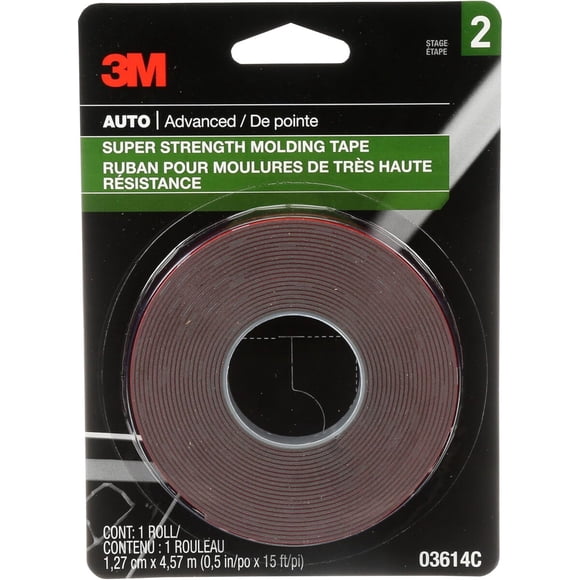 Cinta Doble Faz 3M Super Strength 12 in x 15 ft Automotriz