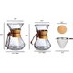 thumbnail image 3 of Cafetera para verter HYAXGM de 600 ml con funda de madera, 3 of 7
