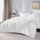 thumbnail image 1 of Juego de Ropa de Cama CozyLux Queen en Bolsa Blanco Seersucker 7 Piezas, 1 of 9