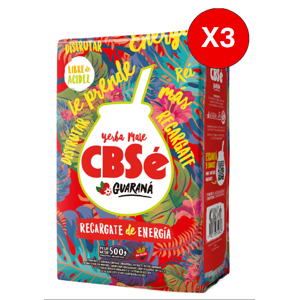 Cbse - Pack 3 Guaraná 500G C U