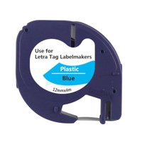 Lumipets - Cinta Tipo Letratag Para Rotuladora Dymo 12Mm X 4M | Azul 91335