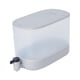 thumbnail image 1 of Jarra De Agua Con Grifo, Botella De Agua De Alta Capacidad Para Fiesta Al Aire Libre, Bar, Fiesta, Color Blanco, 1 of 5