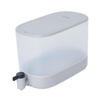 Bothyi - Jarra De Agua Con Grifo, Botella De Agua De Alta Capacidad Para Fiesta Al Aire Libre, Bar, Fiesta, Color Blanco