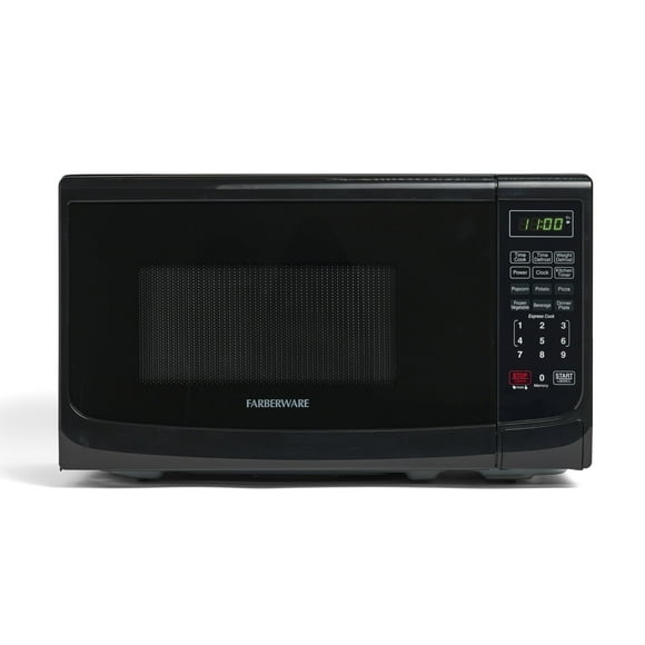 Encimera Farberware para microondas, 700 W, 0.7 pies cúbicos con luz LED