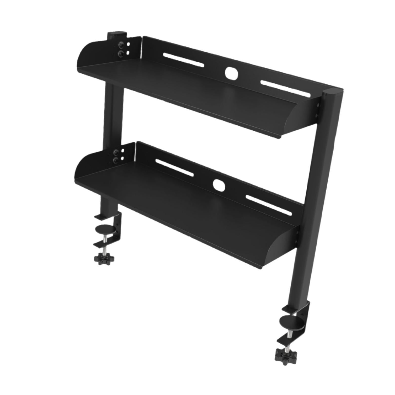 Magideal - Abrazadera En El Estante Del Escritorio Encima O Debajo De Los Estantes De La Mesa Soporte De Carga Fuerte Organizador De Escritorio Fácil De Instalar 39 Cm X 44 Cm X 155 Cm