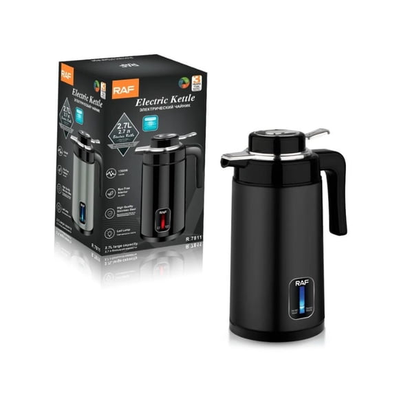 Termo Raf Hervidor Eléctrico Dispensador Agua Caliente Negro