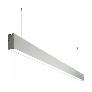 Hb Led - Luminaria Colgante Lineal Eco 40W Gris 120Cm Luz Cálida