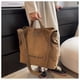 thumbnail image 5 of Bolso de lona UICIOP para mujer, casual, bandolera, café, 5 of 7
