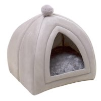 Ioensy - Casa De Gato Portátil Para Gatos De Interior Nido Perro Gatito Invierno Cálido S