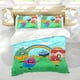 thumbnail image 5 of Los Kiboomers Conjunto de sábanas temático, trío de piezas, cómodo y amigable con la piel, diseño único, regalo de decoración para el hogar para familiares, amigos y fans, 90 cm * 190 cm, 5 of 6