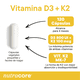 thumbnail image 2 of Vitamina D3 800 UI + K2 100 mcg, 120 cápsulas, NutraCore, 2 of 3