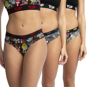 Top - Calzón Bikini Algodón Pack 3 Icónicos - Rock C1