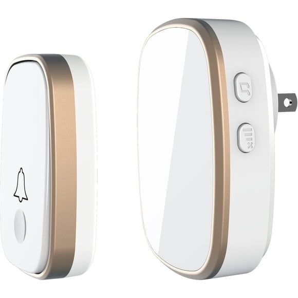 Timbre Inalámbrico AKK 1000ft 52 Tonos 5 Volúmenes LED