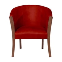 Latam Home - Sitial Dortmund Cuero Kentucky Rojo